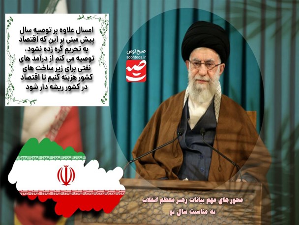 محورهای مهم بیانات رهبر فرزانه انقلاب اسلامی در سخنرانی نوروزی
