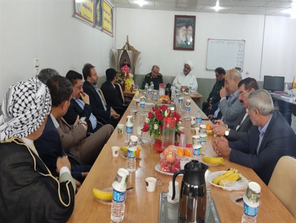 دیدار صمیمی مشاور عالی فرمانده کل سپاه با شیوخ و عشایر شادگان