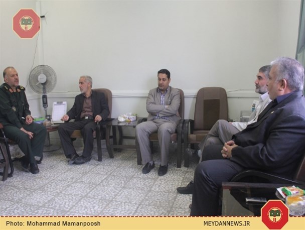 سردار آذرنوش و سردار یزدانی با جانشین فرمانده سپاه صاحب‎الزمان(عج) دیدار کردند + تصاویر