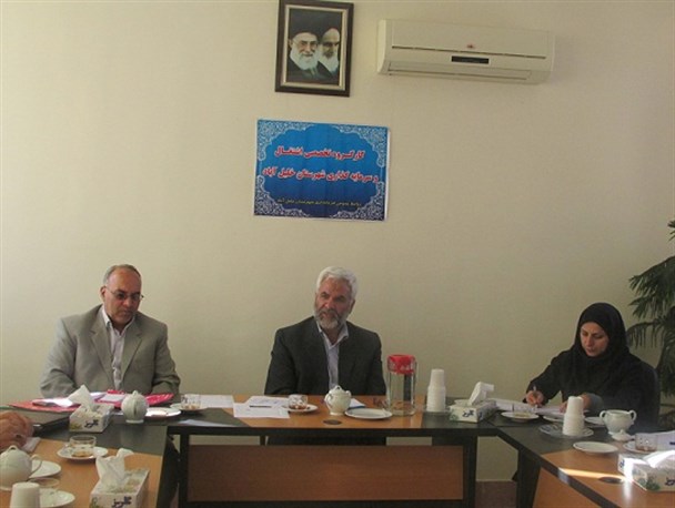 جلسه کار گروه اشتغال و سرمایه گذاری شهرستان خلیل آباد برگزار شد