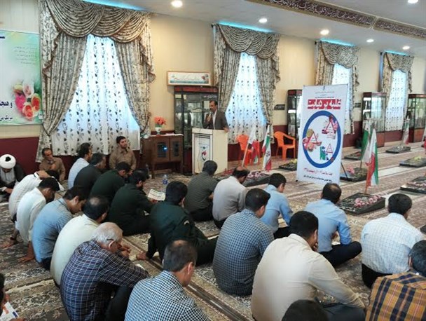 مراسم پرفیض زیارت امین الله در گلزار شهدای دیلم+ تصاویر