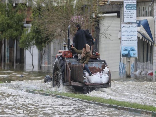احتمال وقوع سیلاب از سرریز بارش های مناطق بالادست در گنبد