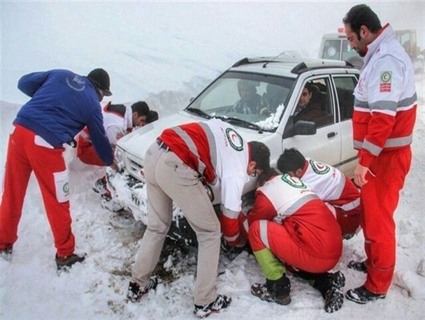 ۳۰۶ نفر از گرفتار شدگان در برف و کولاک اردبیل امداد رسانی شدند