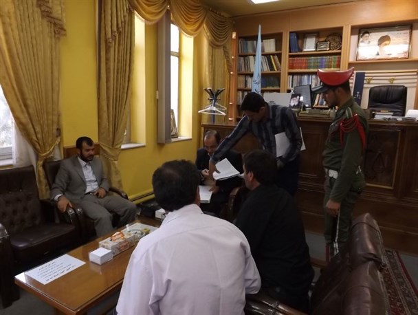 دیدار مردمی با دادستان و رییس دادگستری سراب