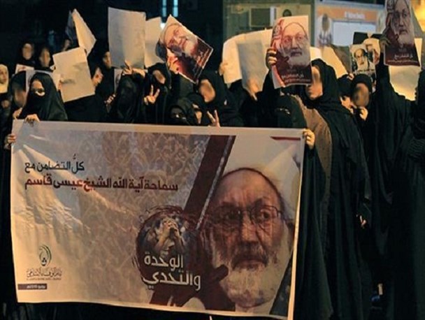 هشدار درگیری مسلحانه در بحرین/ سازمان ملل در خصوص سلب تابعیت" عیسی قاسم" موضوع گیری کند