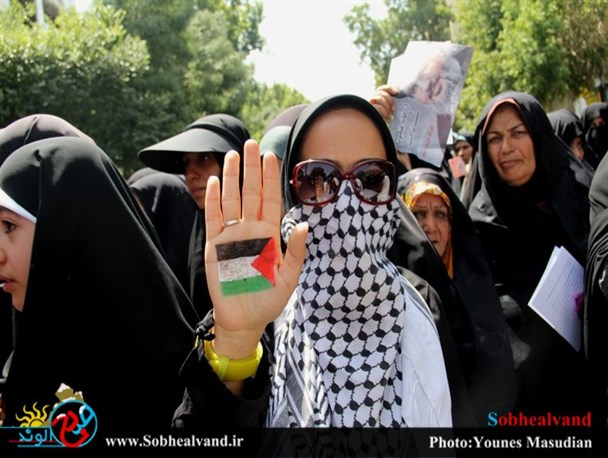 تصاویر/ حواشی دیدنی راهپیمایی روز قدس در همدان