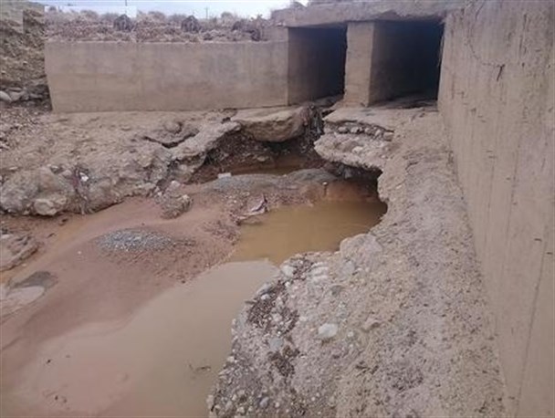 به شکرانه سیل اخیر، از شاهکار معماری در پل ورودی اقلید رونمایی شد!+ تصاویر