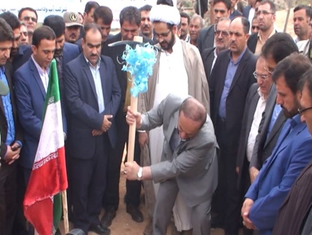 کلنگ زنی دو پروژه آبرسانی در شهرستان لردگان