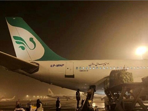 هواپیمای ماهان در فرودگاه امام خمینی(ره) به زمین نشست