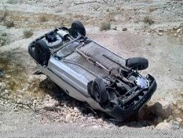 واژگونی خودرو حامل خبرنگاران آبدانانی