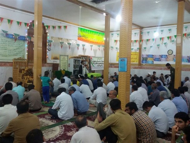 جشن میلاد امام رضا(ع) با حضور خادمان و پرچم متبرک حرم رضوی در دهدشت+ تصاویر