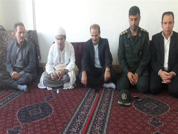 دیدار مسئولان ثلاث باباجانی با امام جمعه شهرستان
