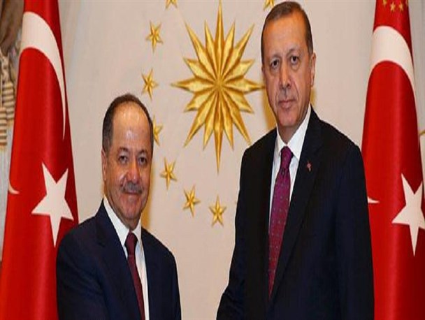 اردوغان و ییلدیریم با بارزانی دیدار کردند