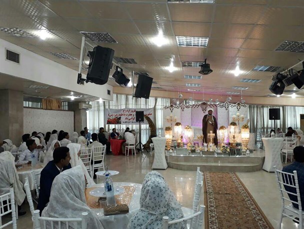 جشن ازدواج 70 زوج جوان در بندرعباس برگزار شد+تصاویر