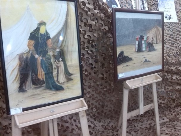 برگزاری نمایشگاه یادمان "لاله های پر پر" در دیلم+ تصاویر