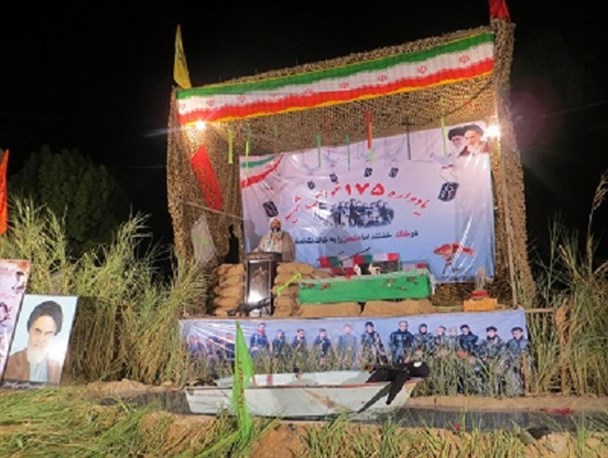 یادواره ۱۷۵ شهید غواص در روستای چهواز برگزار شد