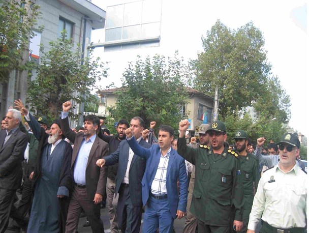 راهپیمایی نمازگزاران تالشی علیه آل سعود برگزار شد+تصاویر