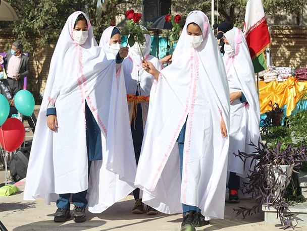 آیین بازگشایی مدارس در نیشابور