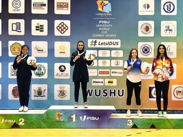 جام جهانی ورزشهای رزمی دانشجویان جهان| تاریخ سازی تیم ووشو ایران با  4 مدال طلا