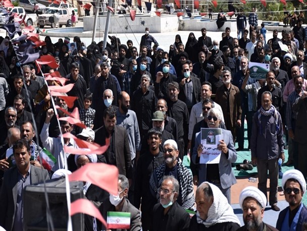 اجتماع بزرگ امت رسول‌الله(ص) در هوای گرم و آفتاب سوزان سیستان‌وبلوچستان