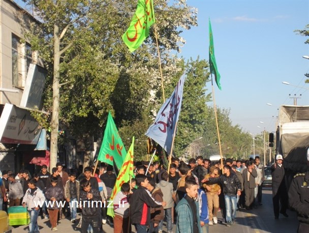 مراسم طشت گذاری و استقبال از ماه محرم در شهرستان نیر