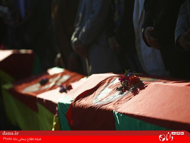 گزارش تصویری/ مراسم خاکسپاری قهرمانان کوبانی