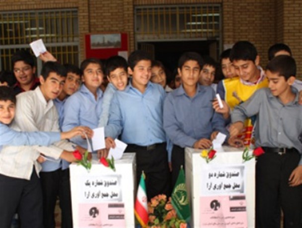 انتخابات شوراهای دانش آموزی درشهرستان قرچک برگزارشد