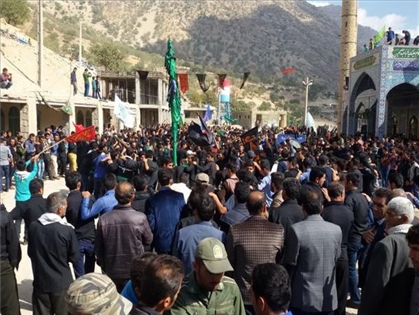 مراسم عزاداری حسینی در جوار حرم مطهر امامزاده میرسالار (ع) دیشموک + تصاویر