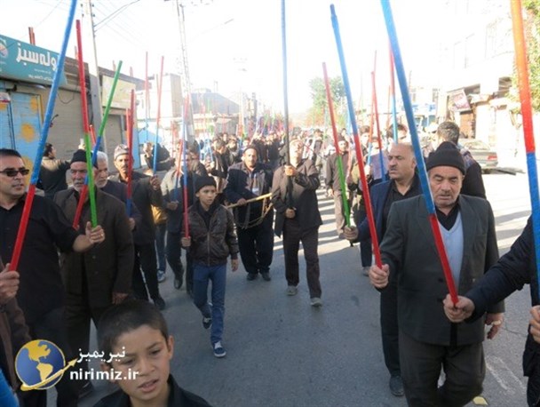 شاخسی «شاه حسین، وای حسین» در نیر +تصاویر