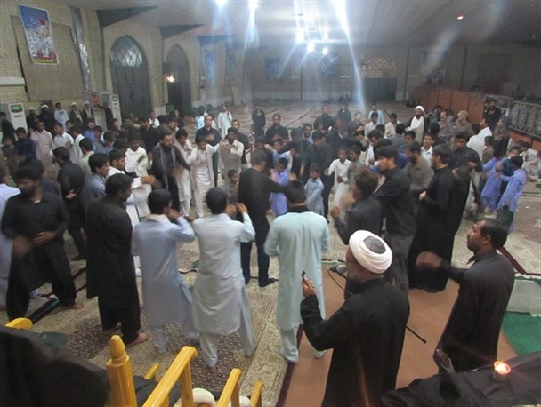 برگزاری مراسم شب شام غریبان درمصلی امام علی(ع)دلگان+تصاویر
