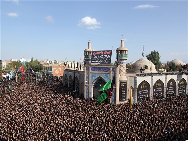 اردبیل در شام غریبان حسینی خون‌ گریه‌ کرد