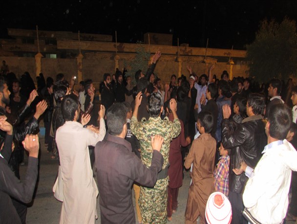 عزاداران شهرستان هیرمند هم ناله با صبور دشت کربلا حضرت زینب کبری (س) شدند