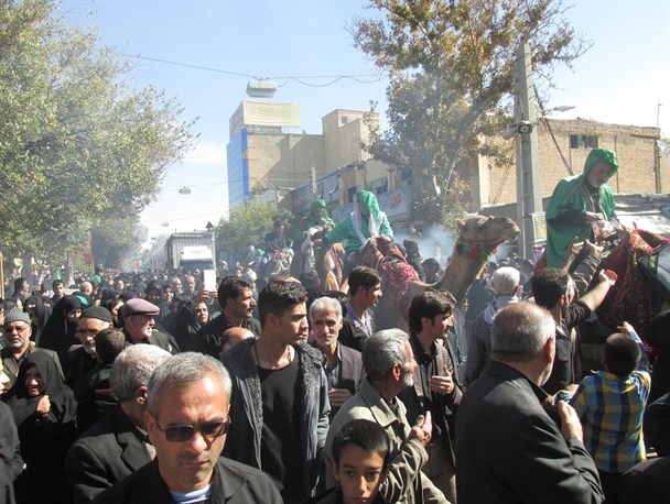 حرکت کاروان اسرای کربلا در خمین