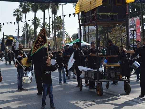 شور عزاداران حسینی نوشهر در ظهر عاشورا به روایت تصویر
