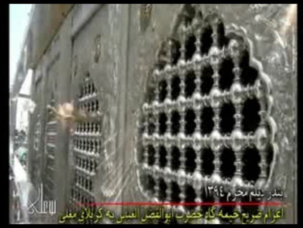 استقبال مردم دیلم از ضریح خیمه گاه ابوالفضل العباس(ع)