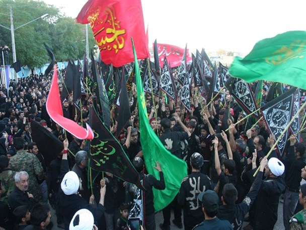 شور حسینی هیئت انصارالمهدی (عج) آزادشهر + فیلم
