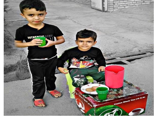ساده ترین ایستگاه صلواتی امام حسین(ع) در شوش+تصاویر