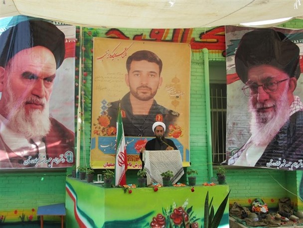 نامگذاری یک مدرسه در قهجاورستان به نام شهید مدافع حرم مسلم خیزاب