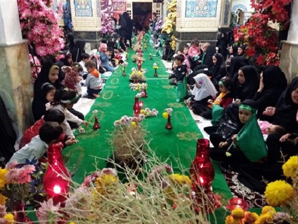 برپایی سفره حضرت رقیه (س) در اقلید