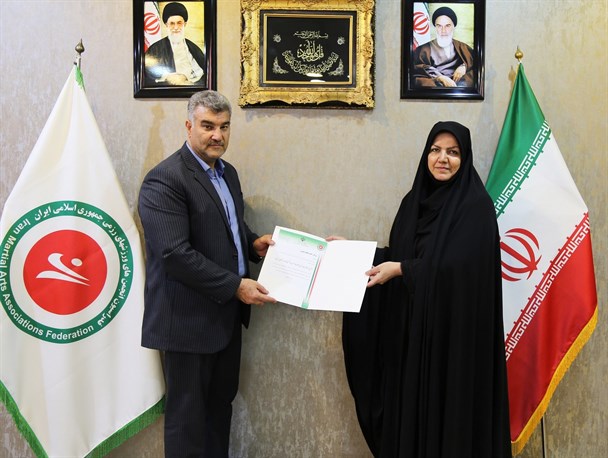 سرپرست نایب رئیس زنان فدراسیون انجمن های ورزشهای رزمی معرفی شد