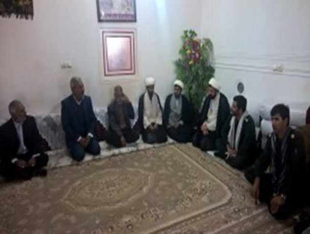 دیدار مسئولان با پیشکسوت بسیجی دفاع مقدس/ تصاویر