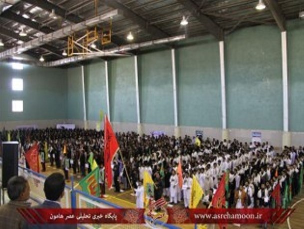 گزارش تصویری/ تجمع هزار نفری دانشجویان بسیجی در زاهدان