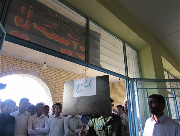 زنگ بسیج در مدارس شهرستان دلگان نواخته شد+گزارش تصویری