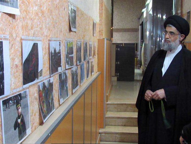 گزارش تصویری از نمایشگاه عکس مهر محرم با حضور امام جمعه بندرانزلی