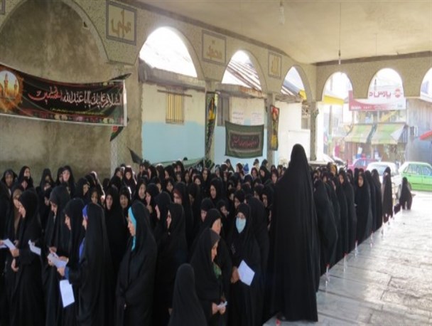 همایش بزرگ فاطمیون در گلزار شهدای سنگر برگزار شد+گزارش تصویری