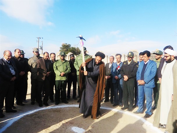 کلنگ ساخت سایت سپاه برخوار بر زمین خورد