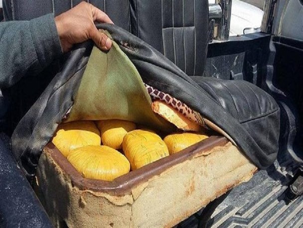 کشف محموله 58 کیلویی تریاک و حشیش در جاده شیراز – یاسوج