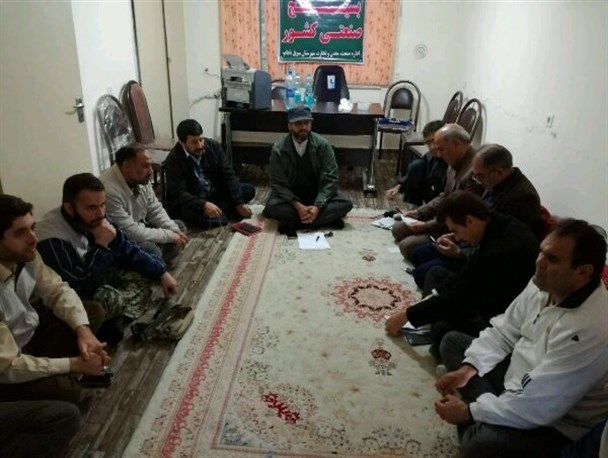 قرارگاه عملیاتی بسیج مهندسین صنعتی در سرپل‌ذهاب تشکیل جلسه داد