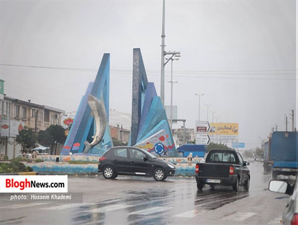 حال و هوای روز بارانی در فریدونکنار