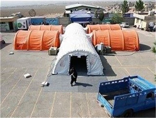 بیمارستان صحرایی امام حسین(ع) در سرباز افتتاح شد